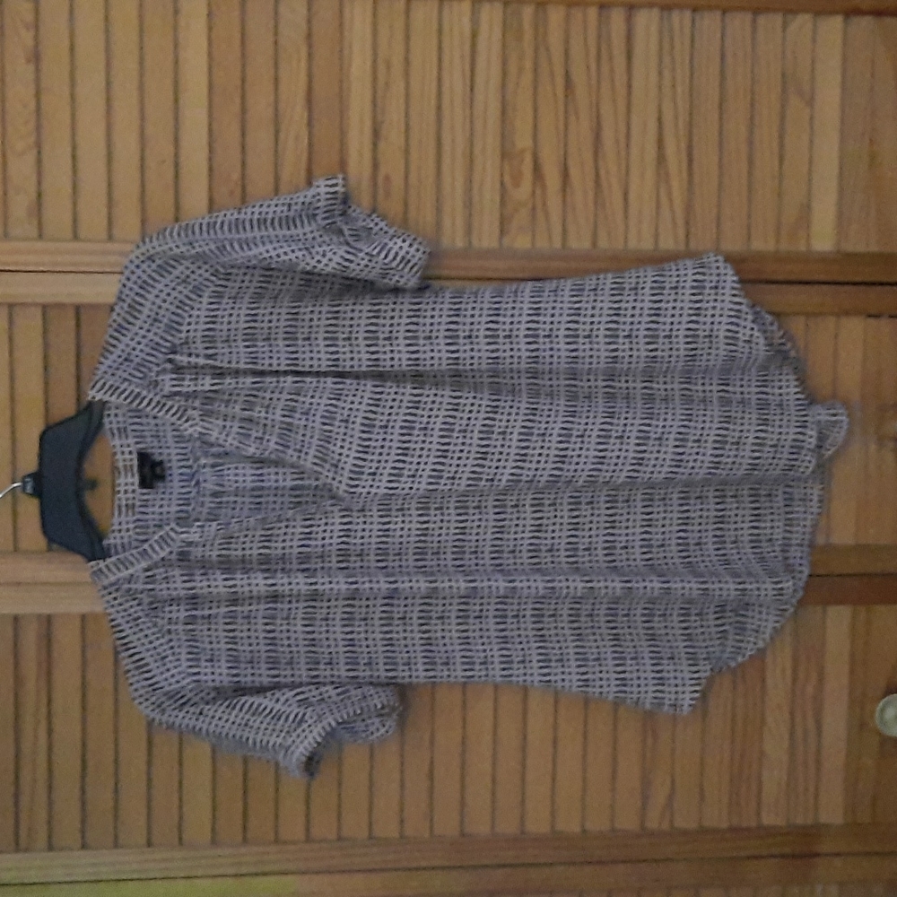 Worthington Petite Short Sleeve V Neckline Tunic Size PM